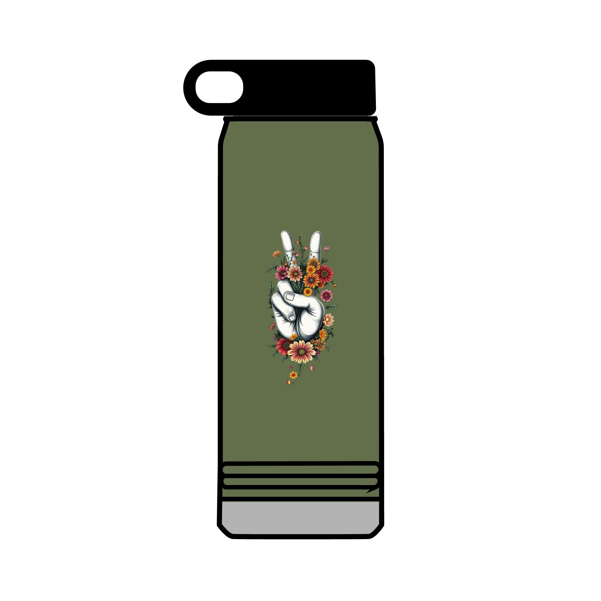 Grow Peace 32oz Water Bottle