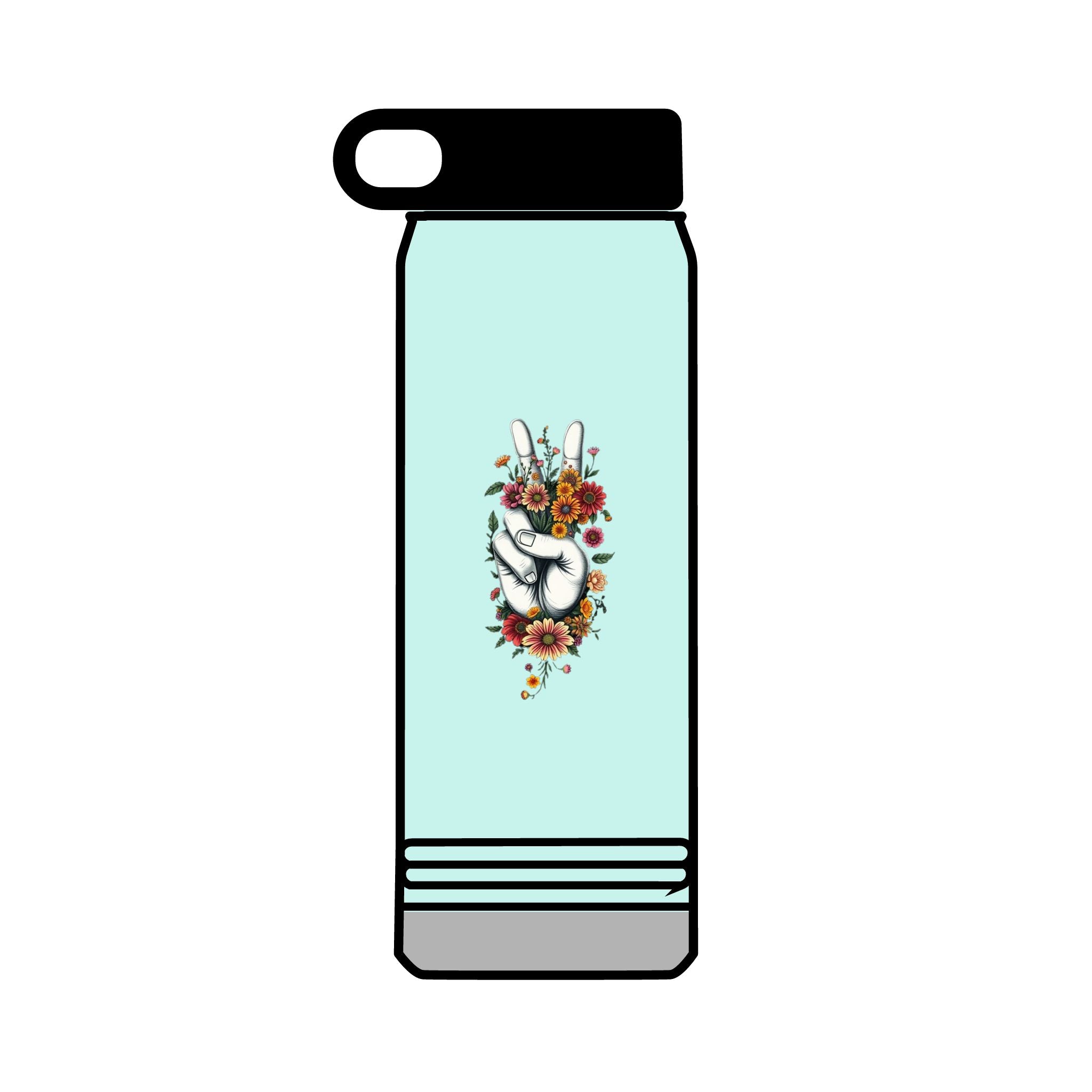 Grow Peace 32oz Water Bottle
