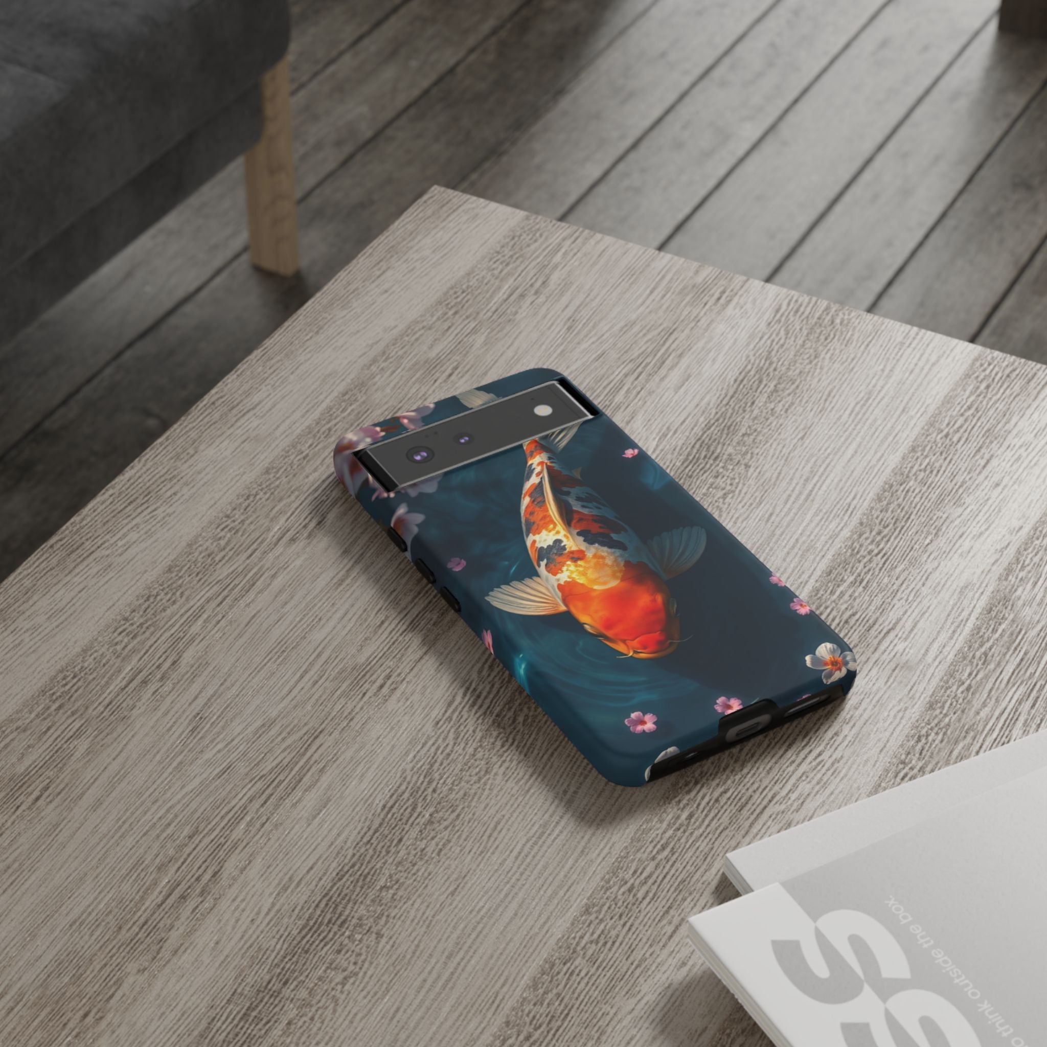 Peaceful Koi Cherry Blossom Tough Cases For Android & iPhone