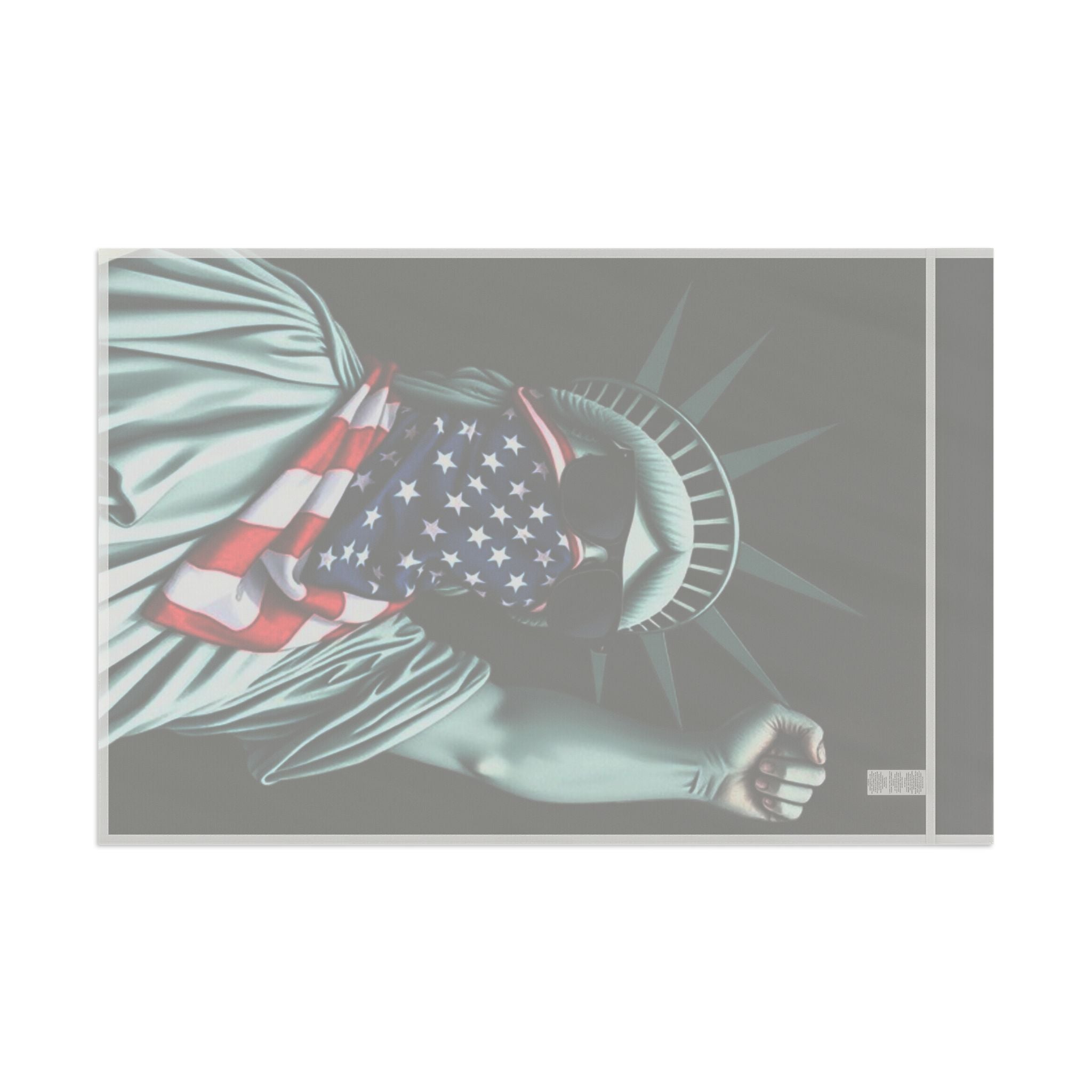 Resist With Lady Liberty Flag Design