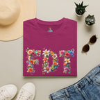 FDT Bold Floral Typography T-Shirt