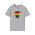 Pride Love Is Love Unisex Softstyle T-Shirt - EqualiTees.Me