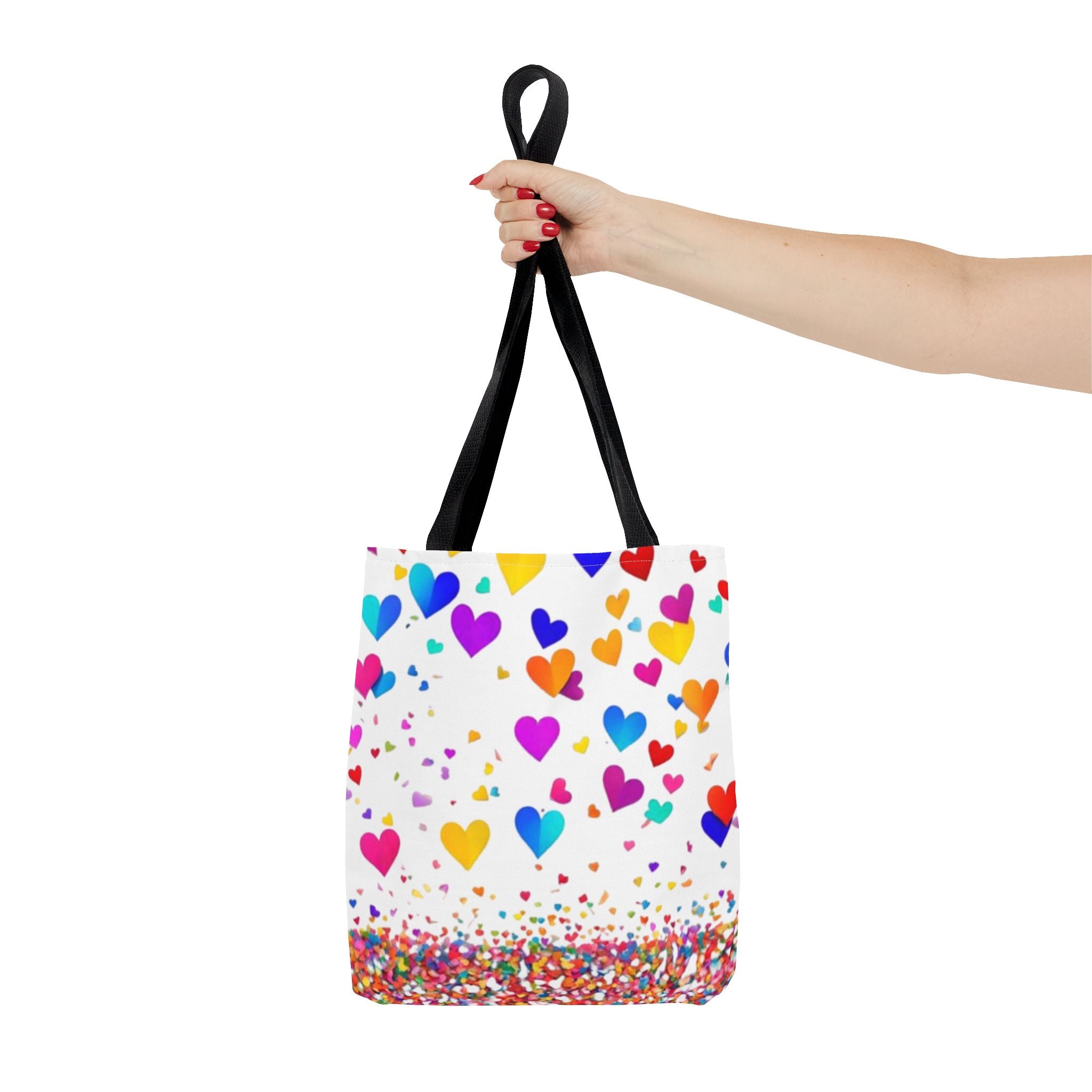 Falling Hearts Tote Bag