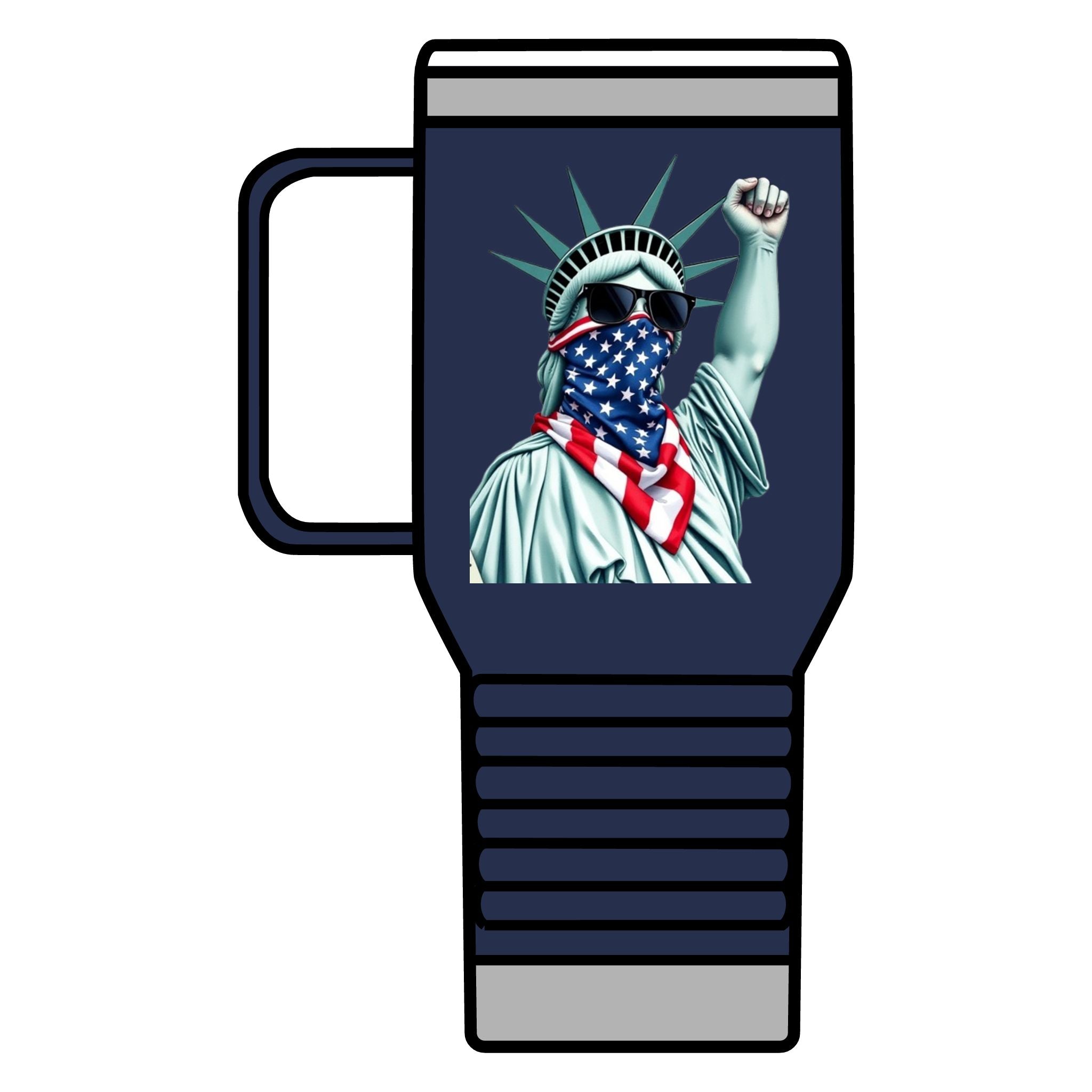 #RESIST with Lady Liberty Travel Mug - 20oz
