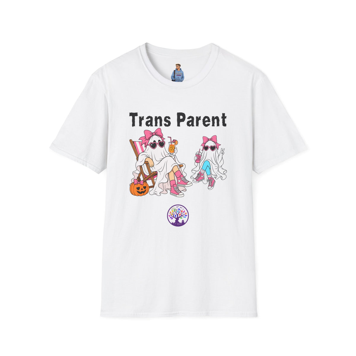Trans Parent 1 Halloween Pride Tree Las Vegas T-Shirt