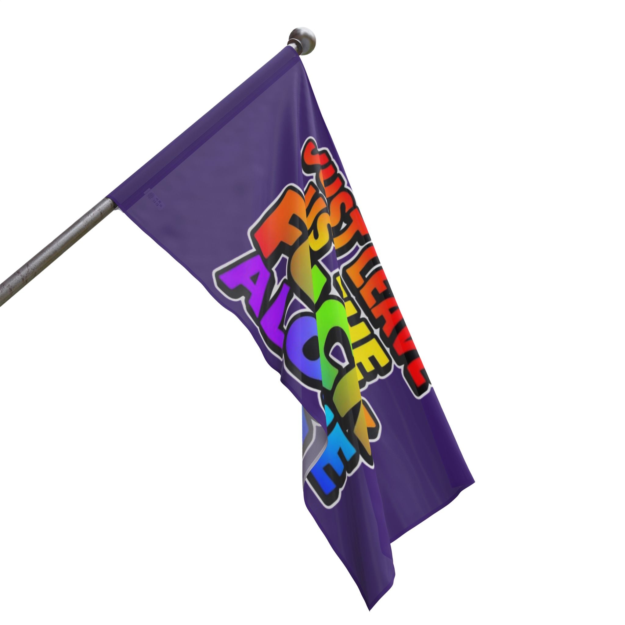 Just Leave us tf Alone - Pride Flag