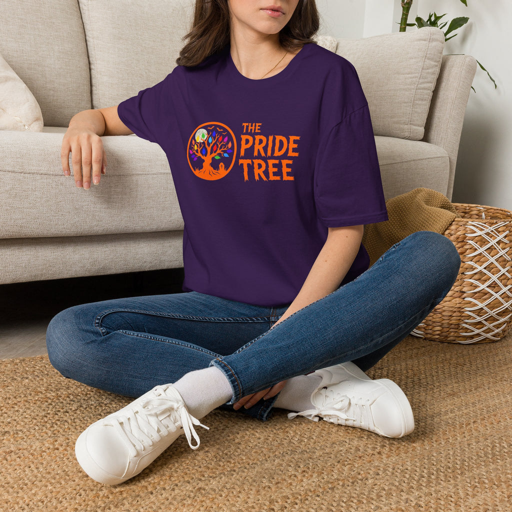 Orange Halloween Logo Pride Tree T-Shirt
