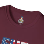 End Fascism Unisex Softstyle T-Shirt | Bold Patriotic Statement Tee
