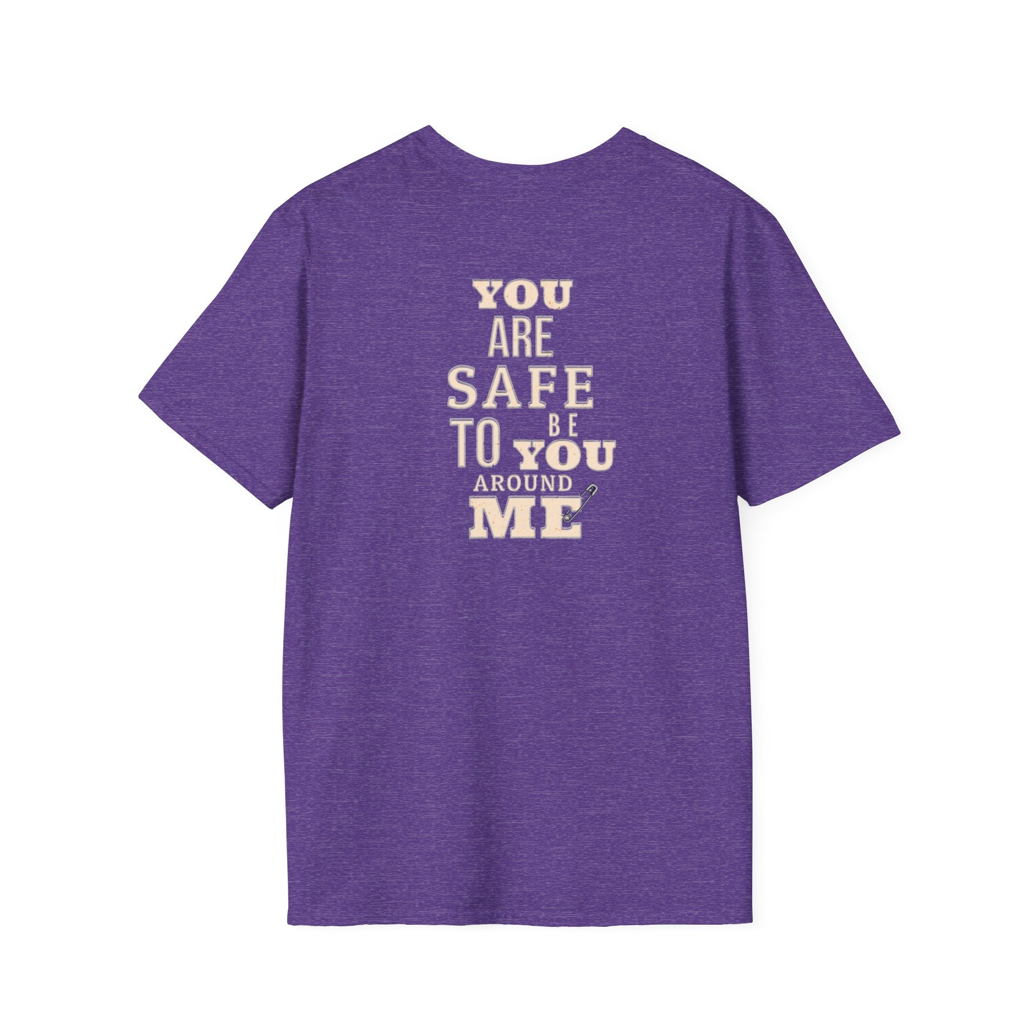 Safety Pin Know That You Are Loved Inspirational Tee Unisex Softstyle T-Shirt