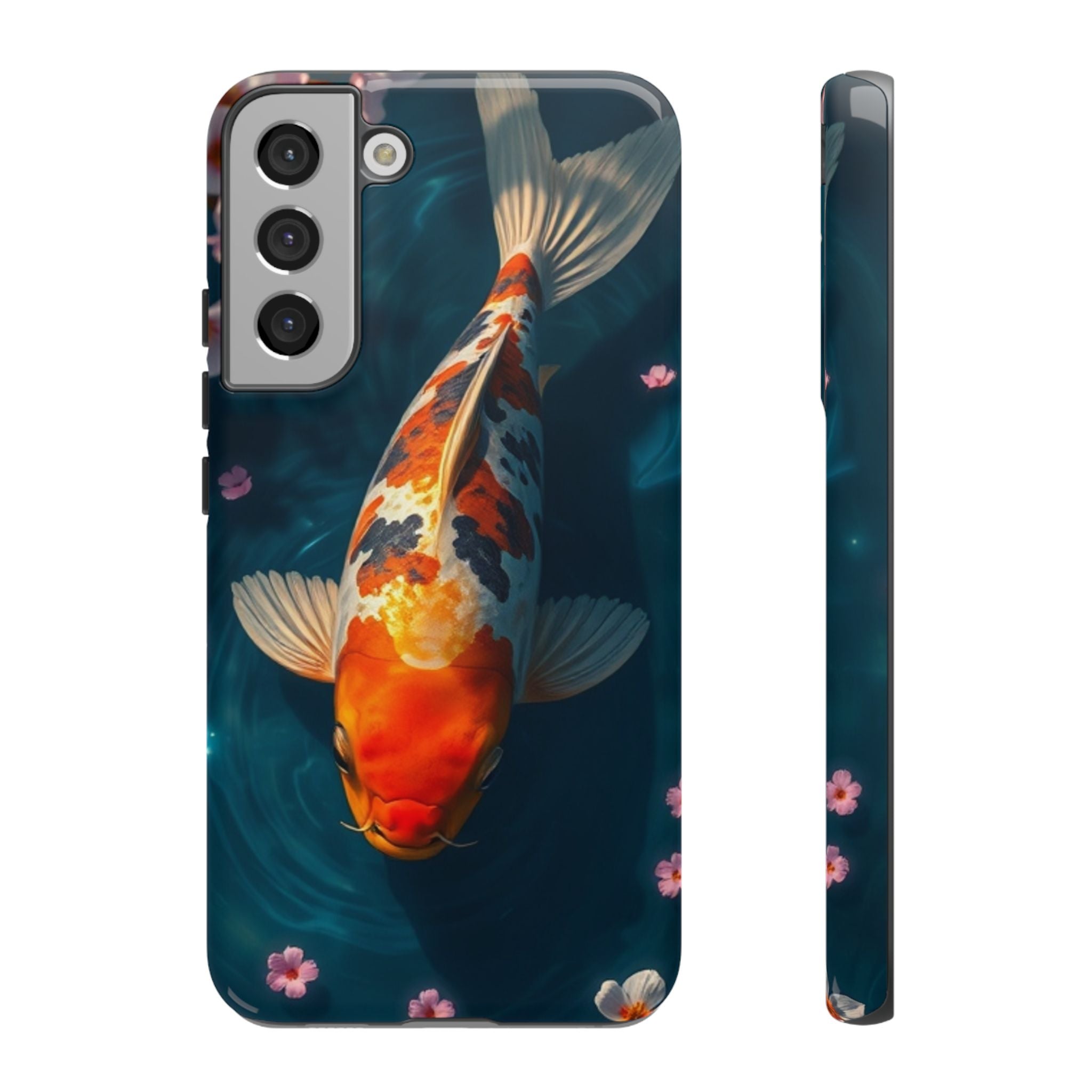 Peaceful Koi Cherry Blossom Tough Cases For Android & iPhone