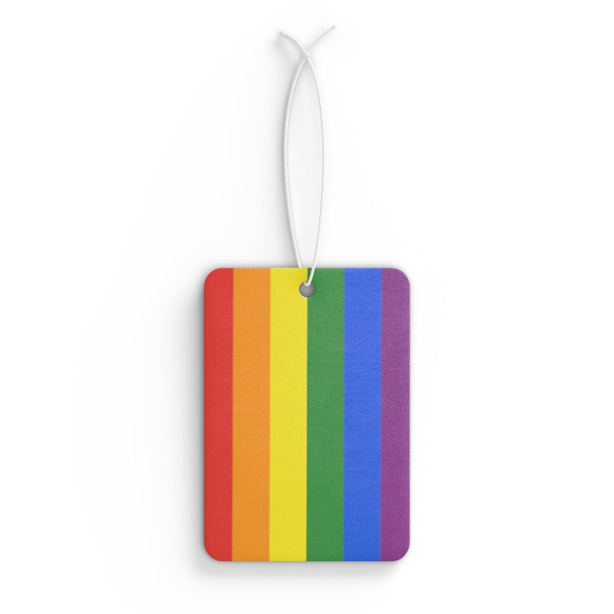 Rainbow Pride Car Air Freshener - Colorful Aromatic Accessory for LGBTQ+ Celebrations