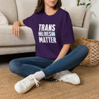 Trans Lives Matter Unisex Softstyle T-Shirt - Support LGBTQ+ Rights