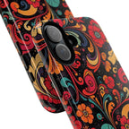 Floral Paisley Tough Case for iPhone — Vibrant Protective Phone Cover