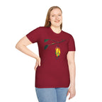 Rainbow Butterfly Cocoon Pride T-Shirt | Unisex Softstyle Tee