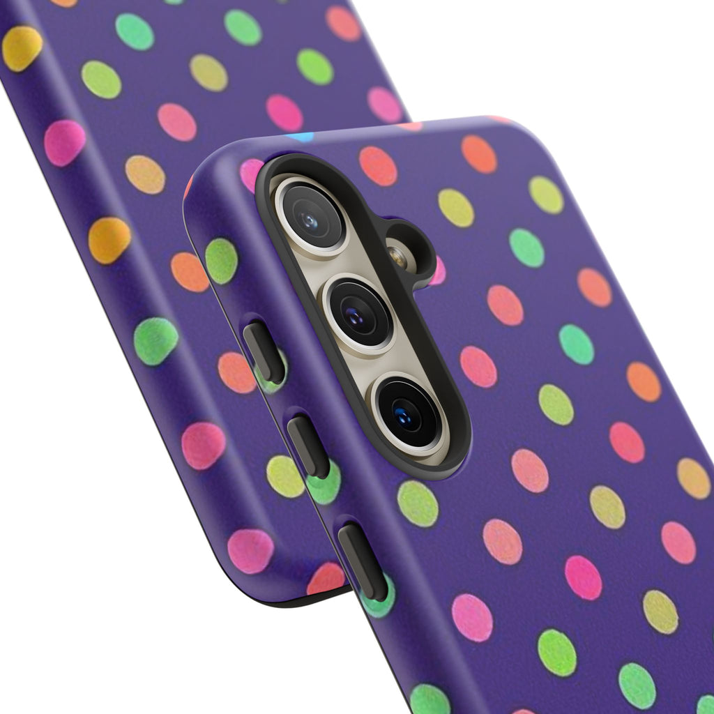 Colorful Polka-Dot Tough Case for Android