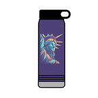 32oz Water Bottle Neon Lady Liberty