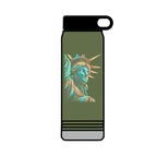 32oz Water Bottle Neon Lady Liberty