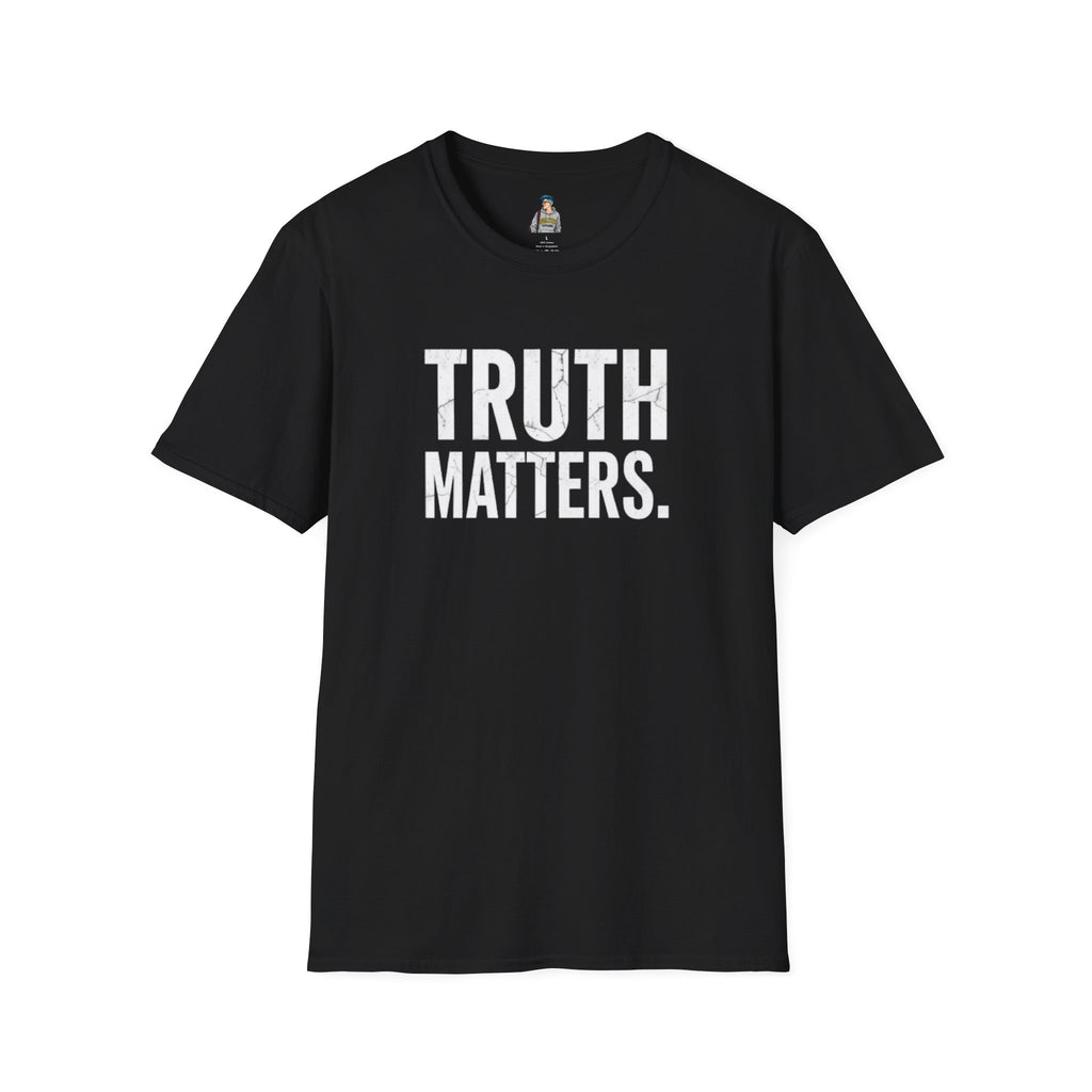Unisex Softstyle T-Shirt – "Truth Matters" Statement Tee for Activists & Everyday Wear