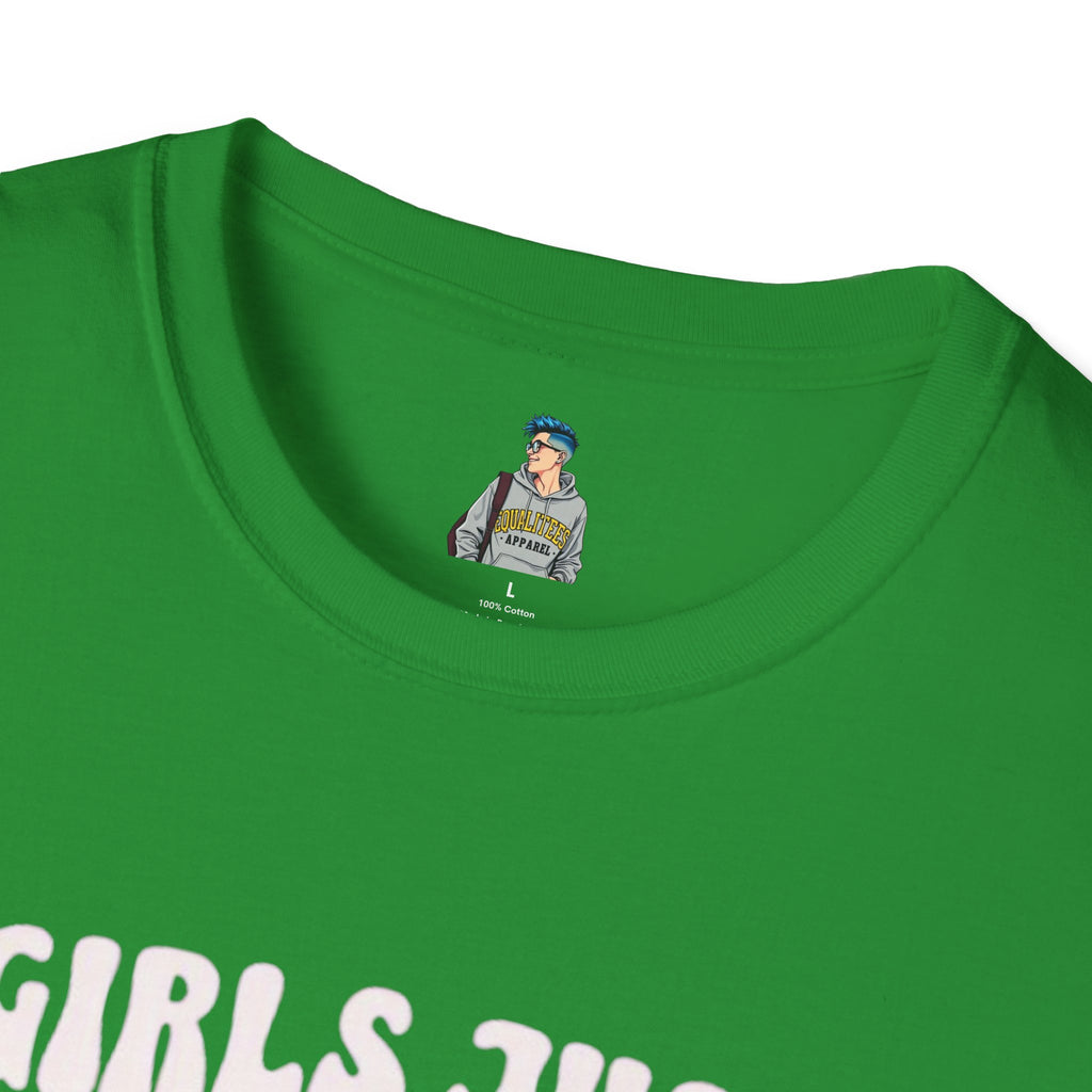 Girls Just Wanna Have Fundamental Human Rights Unisex Softstyle T-Shirt - EqualiTees.Me