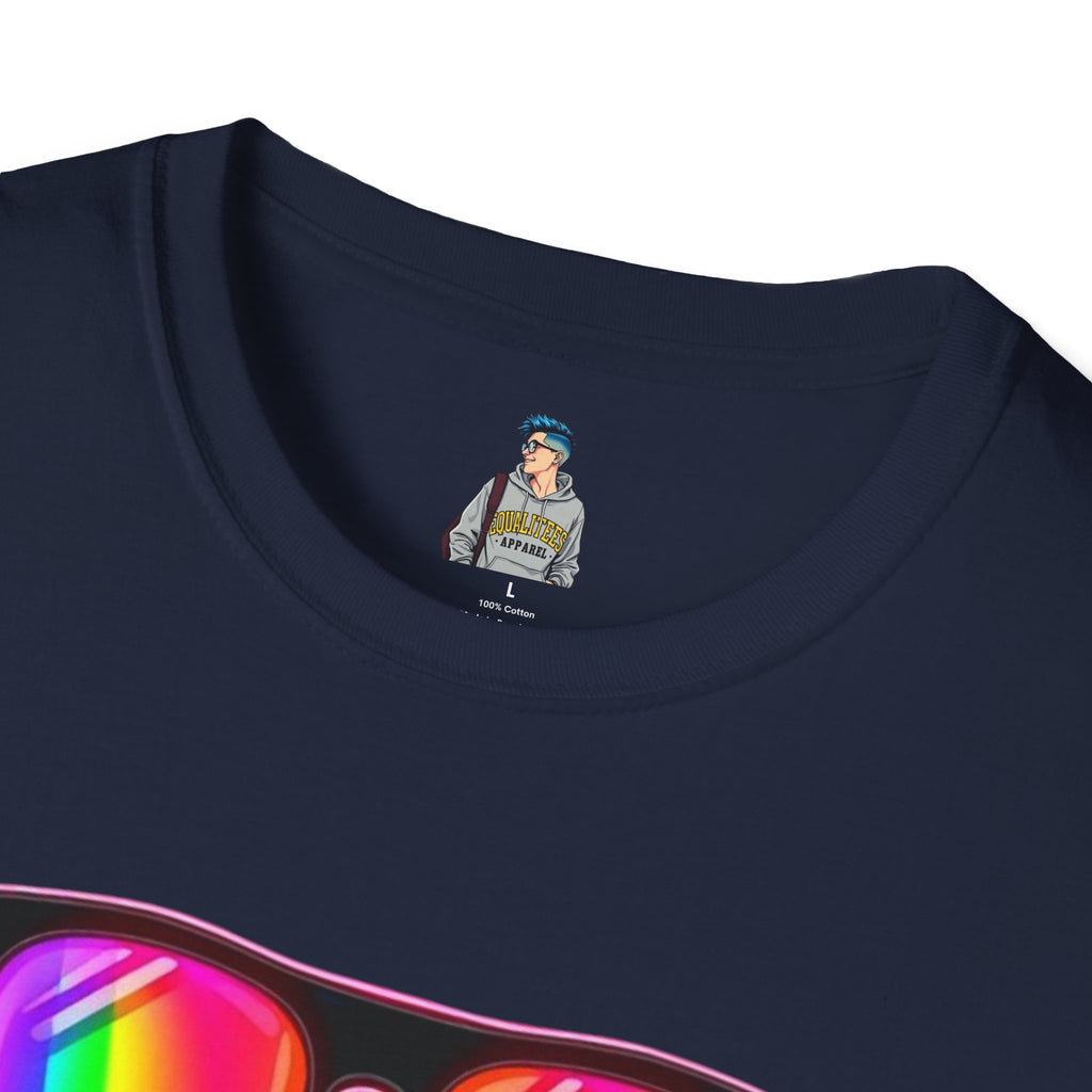 Rainbow Sunglasses Unisex t-shirt