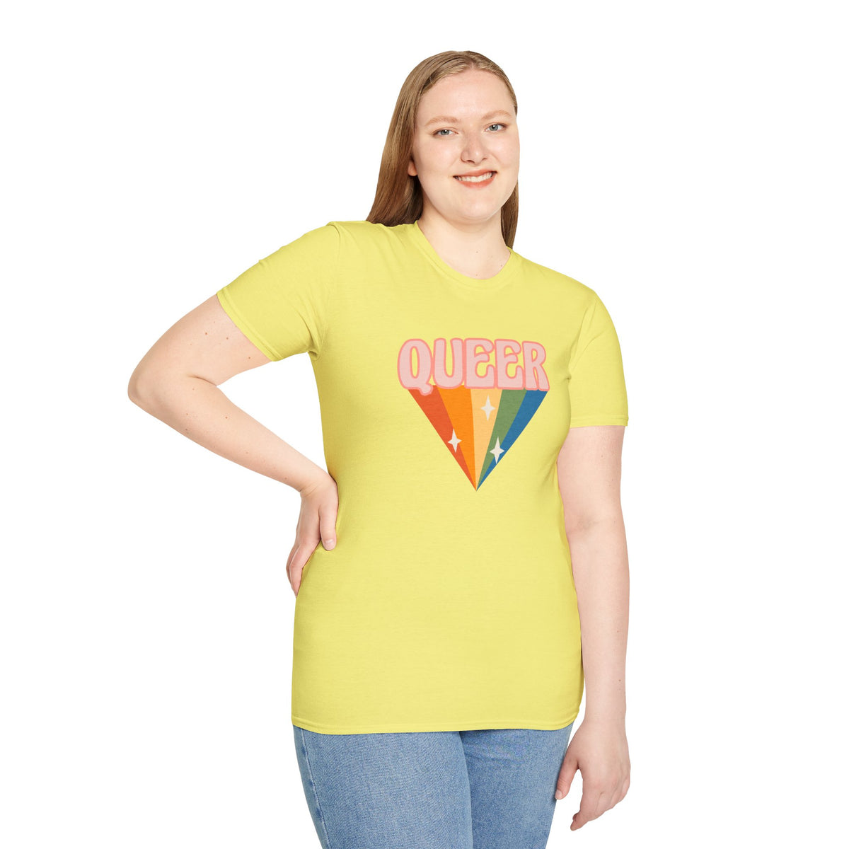Queer Rainbow Sparkle Pride Tree Las Vegas T-Shirt