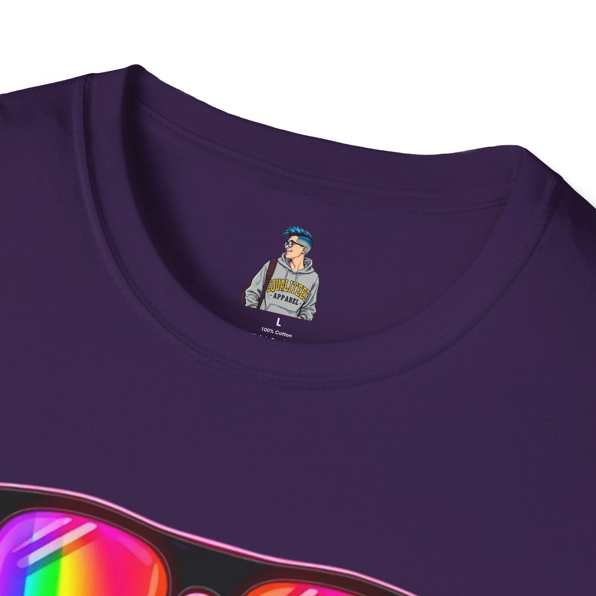Rainbow Sunglasses Unisex t-shirt
