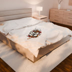 Grow Peace Dreams Velveteen Plush Blanket – For Comfort and Warmth