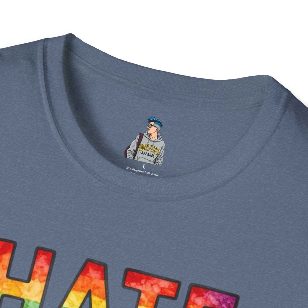 T-Shirt — "Hate Is Not A Family Value" Rainbow Pride Tee