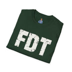 FDT Political Protest Distressed Graphic T-Shirt