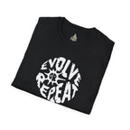 Evolve or Repeat Unisex Softstyle T-Shirt - Modern Inspirational Tee