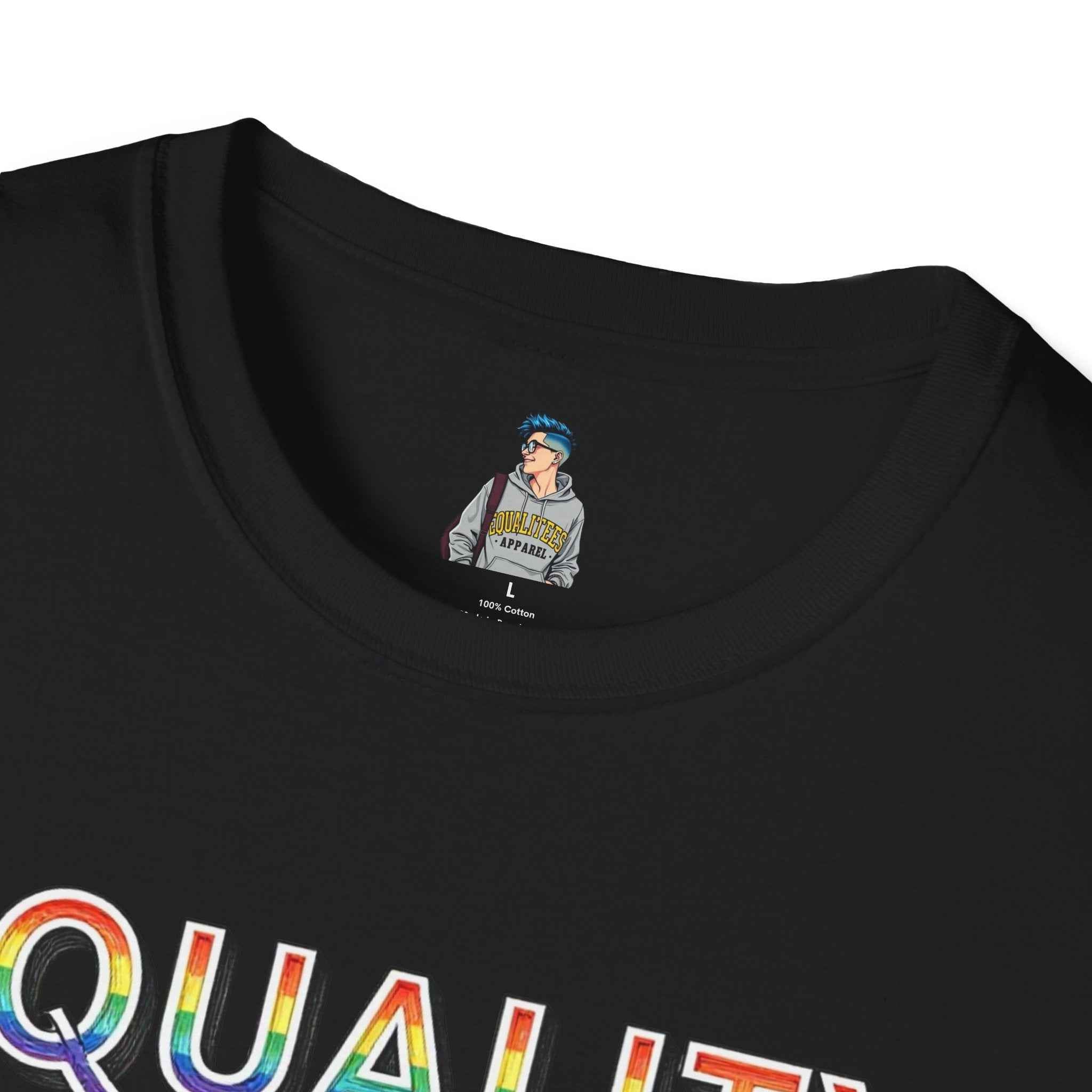 Equality is Greater Than Division T-Shirt — Rainbow Pride Graphic Tee