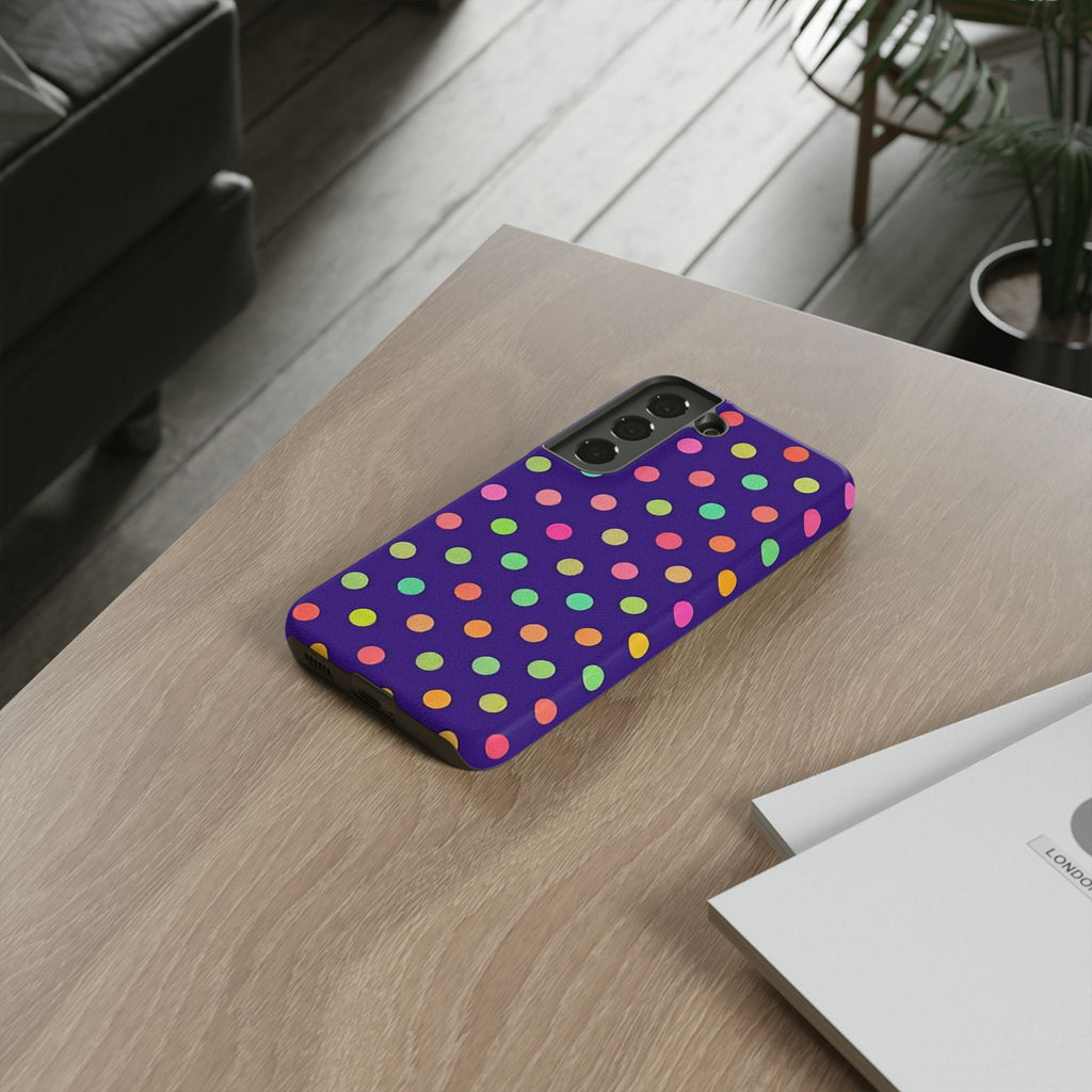 Colorful Polka-Dot Tough Case for Android