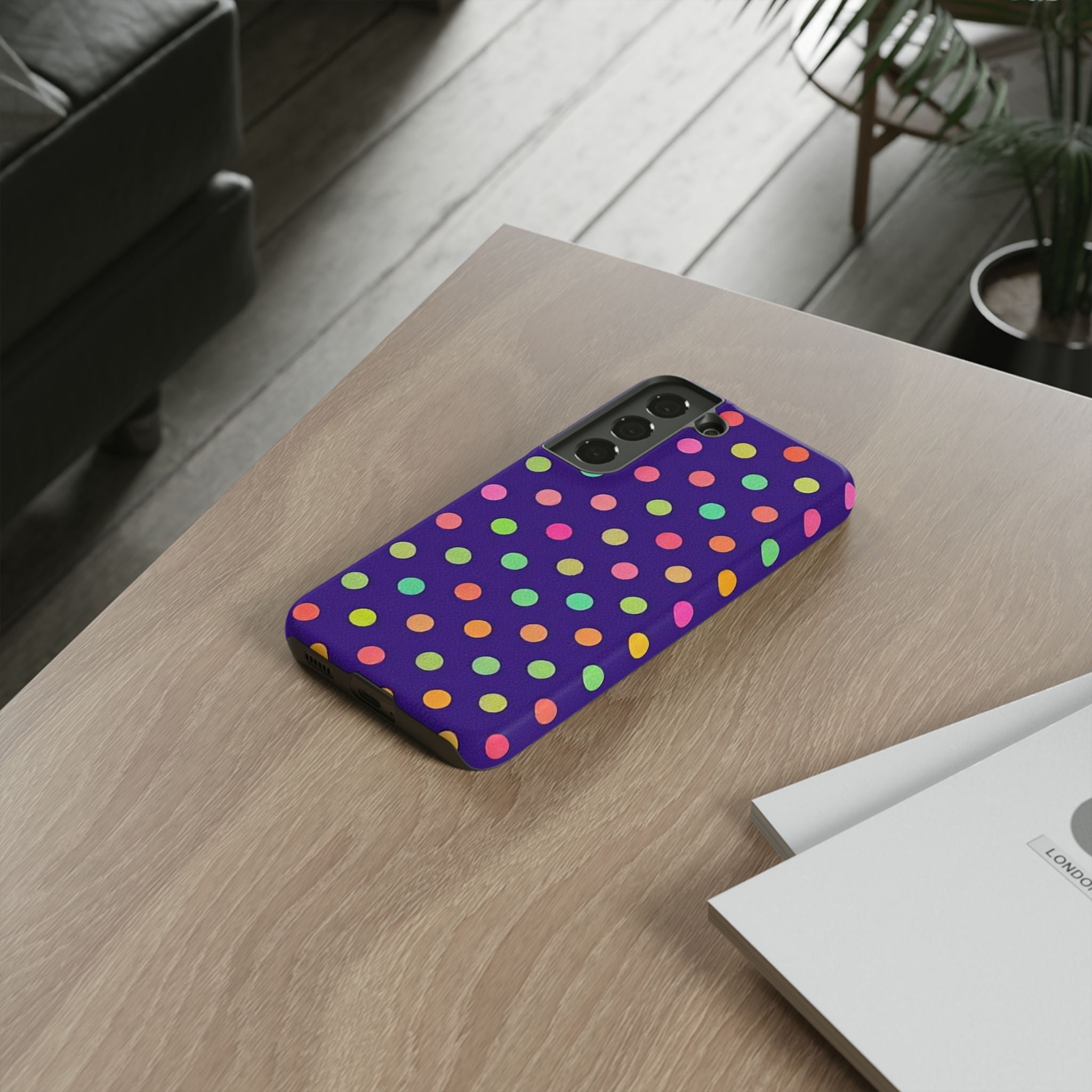 Colorful Polka-Dot Tough Case for Android