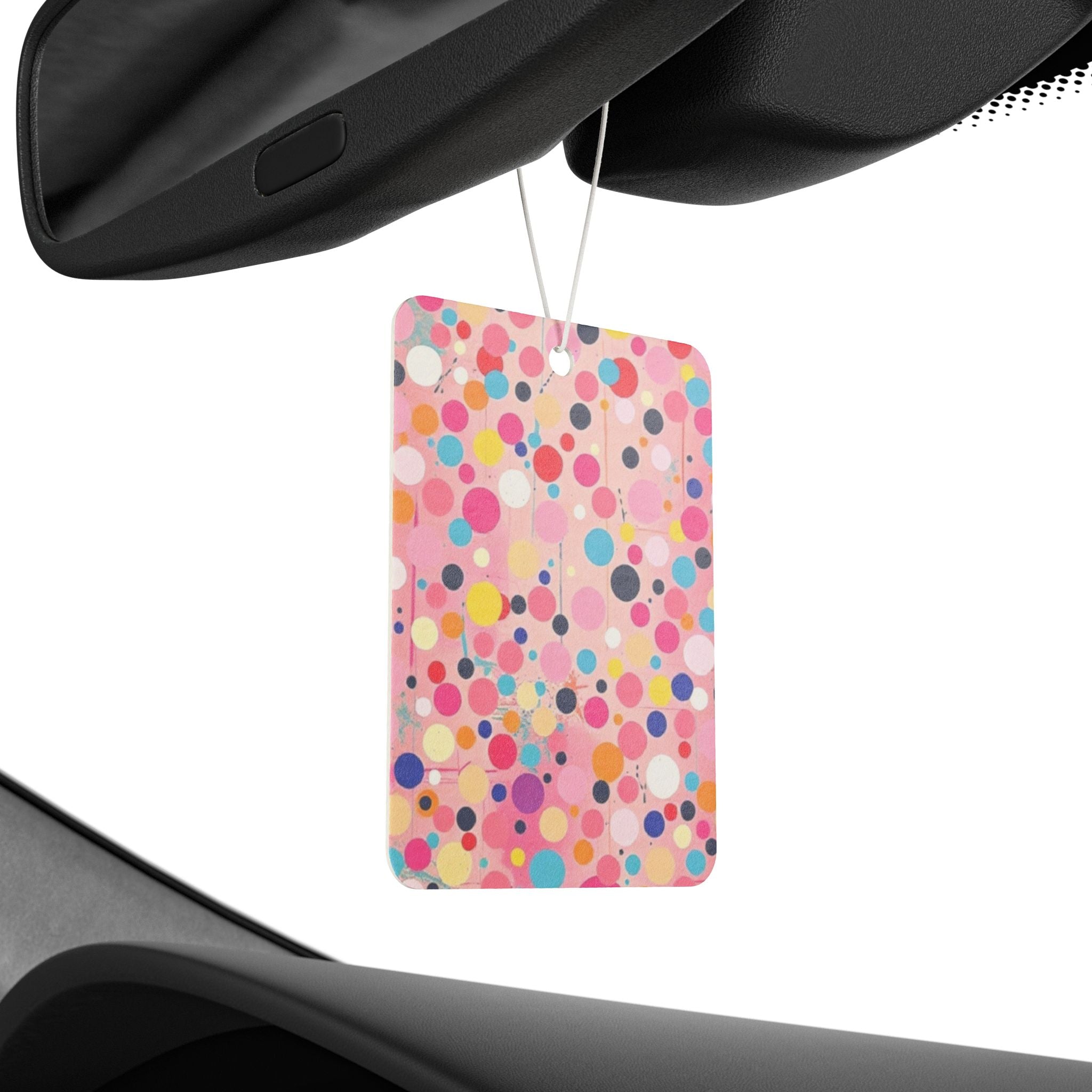 Dots and Splatters Car Air Freshener