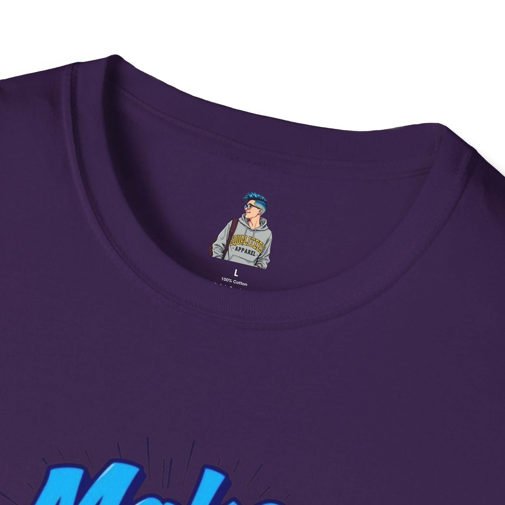 Make Good Trouble Blue Graphic Unisex T-Shirt - Fun & Bold Design for Everyday Wear