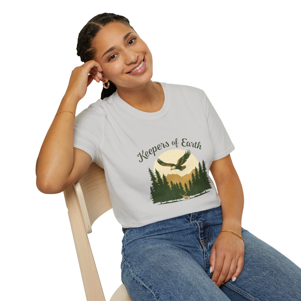 Keepers of the Earth Eagle and Elk T-shirt