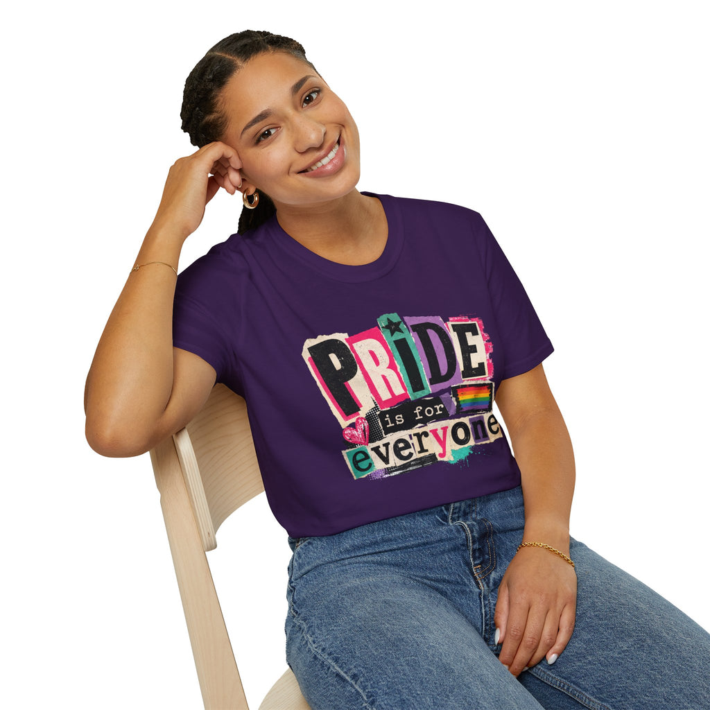Pride Is for Everyone T-Shirt — Colorful LGBTQ+ Ally Tee