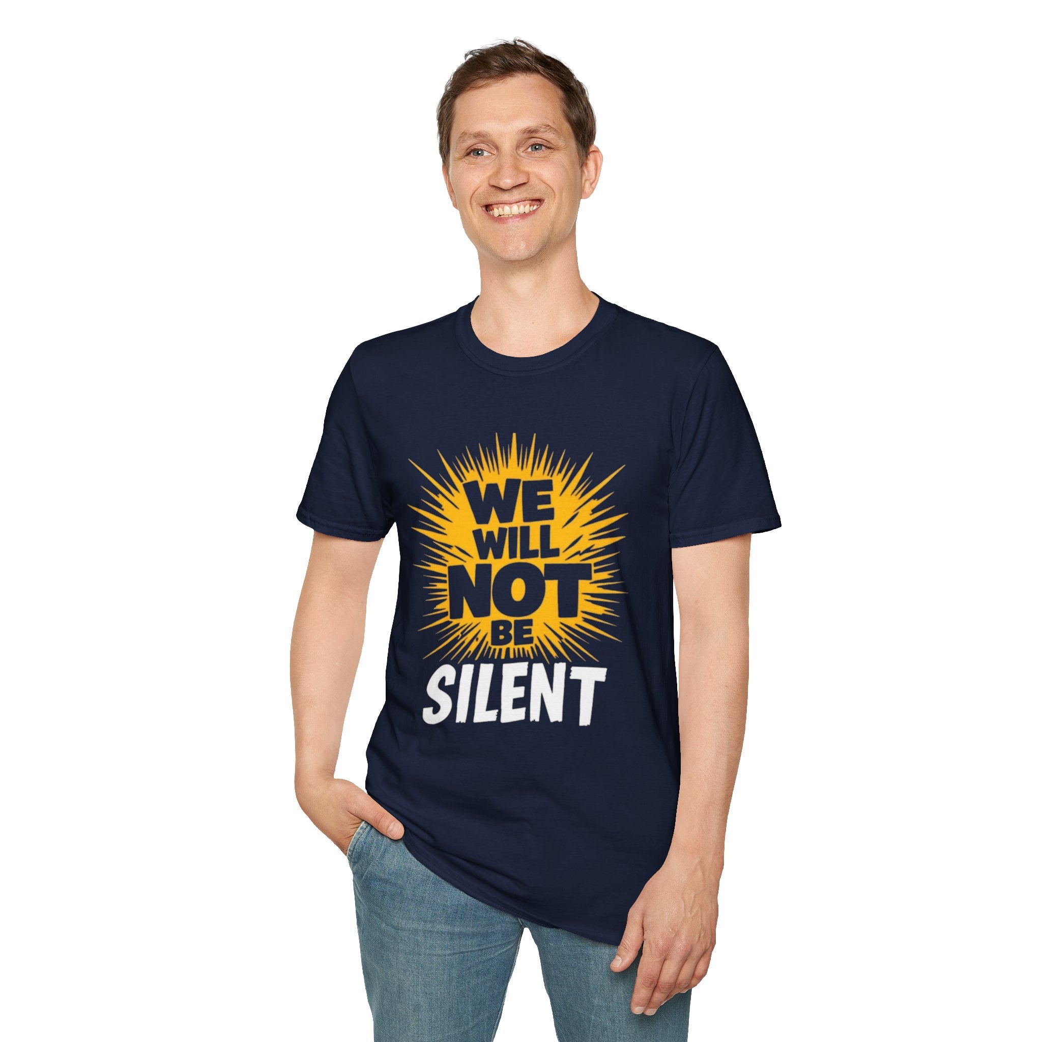 Empowerment Graphic Tee - We Will Not Be Silent | Unisex Softstyle T-Shirt