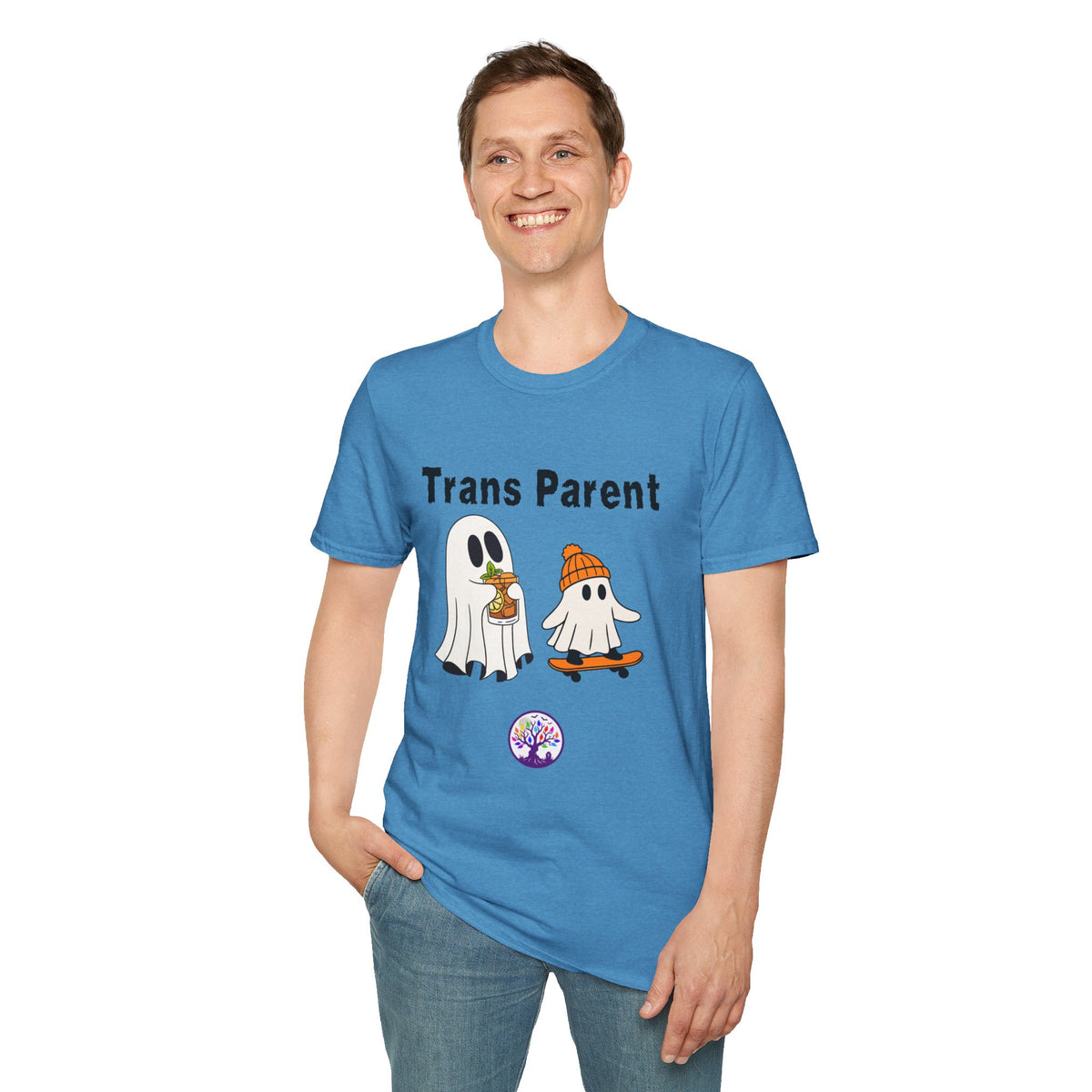 Trans Parent 5 Halloween Pride Tree Las Vegas T-Shirt