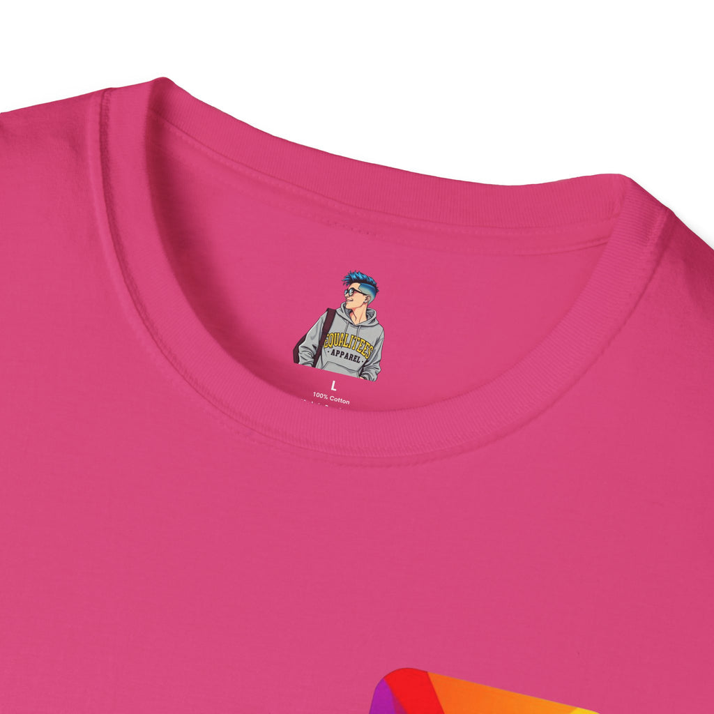 Pride-Theme Unisex Softstyle T-Shirt - "True freedom is Equality for ALL"