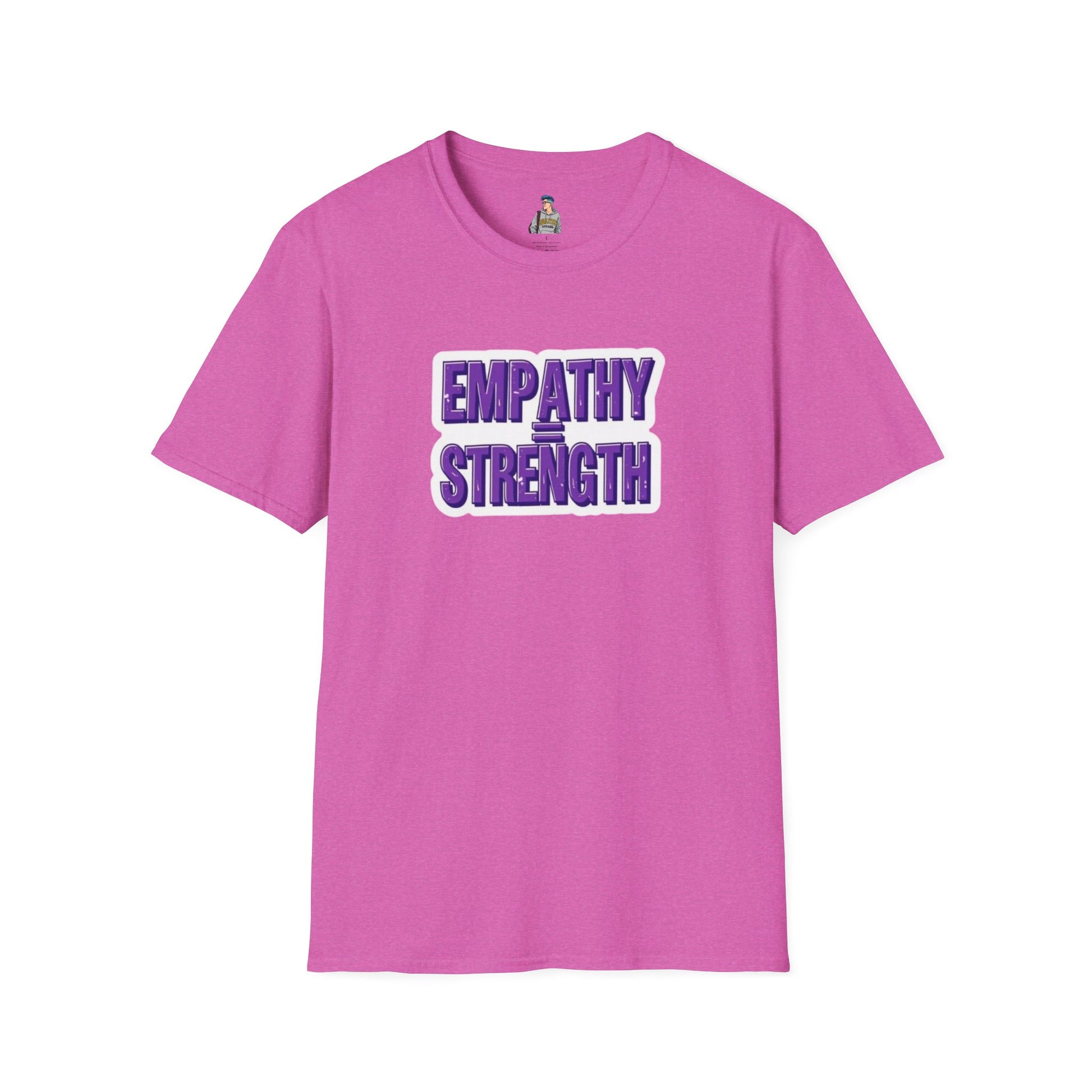 Empathy Equals Strength Unisex Softstyle T-Shirt - Inspirational Apparel for Everyday Comfort
