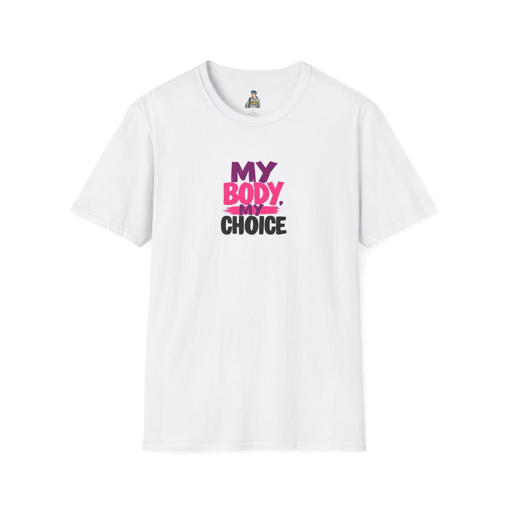Empowering Unisex Softstyle T-Shirt - 'My Body, My Choice' Statement Tee