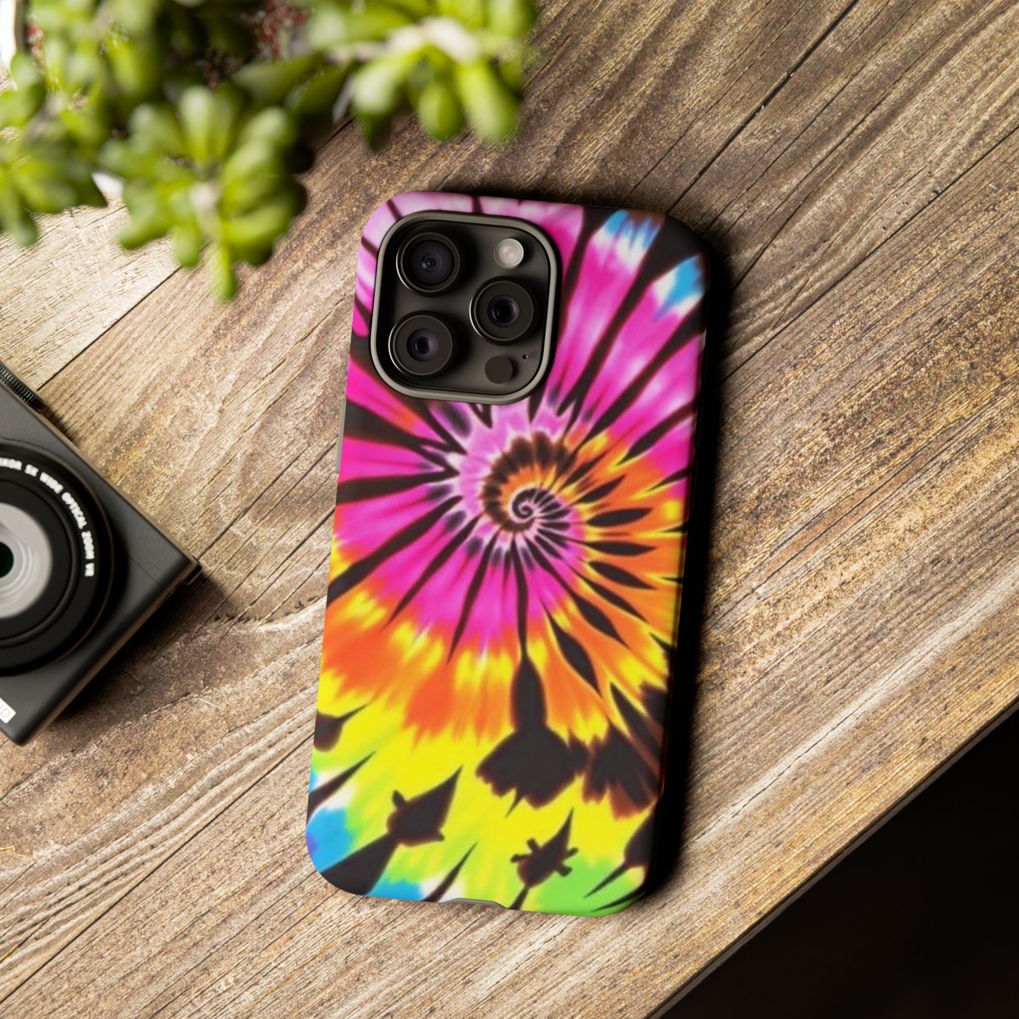 Tie-Dye Spiral Phone Case for iPhone