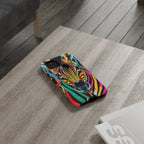 Android OR iPhone Compatible Cases - Rainbow Zebra Design - Unique Tough Cases