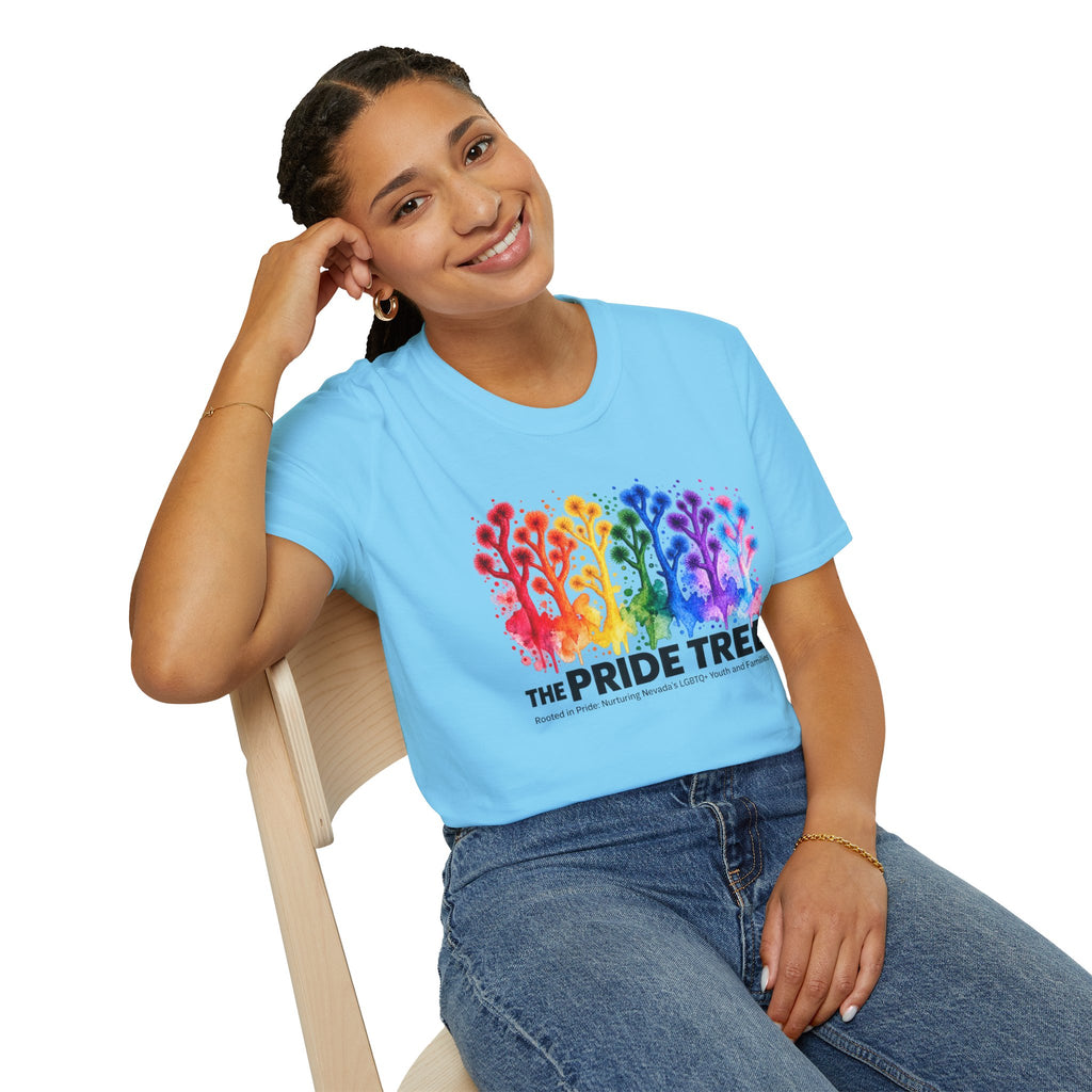 Pride Tree Las Vegas T-Shirt - Black Text