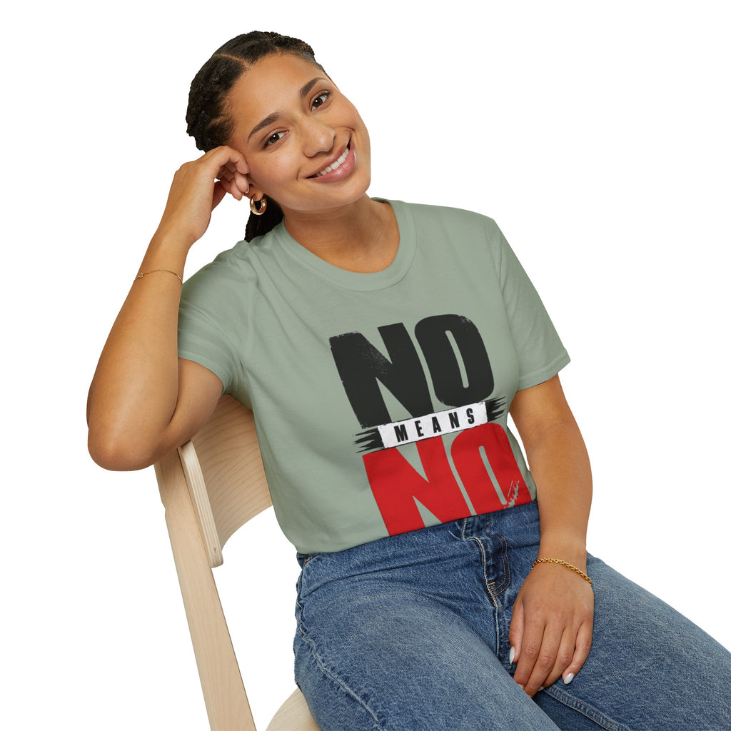 NO Means NO T-Shirt — Consent Awareness Graphic Tee