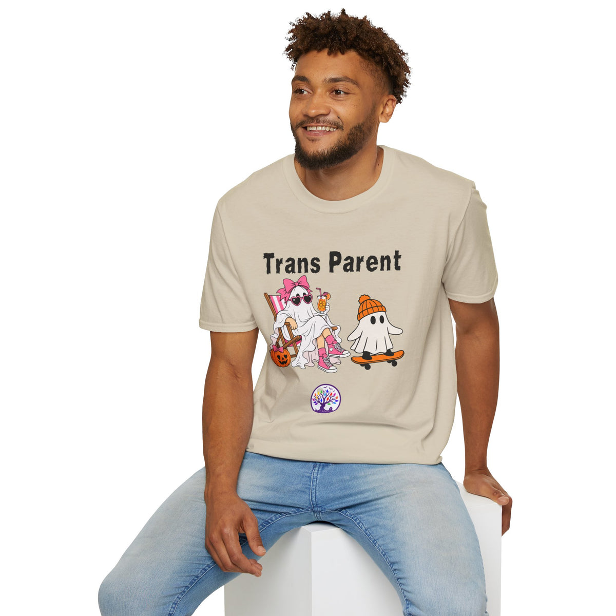 Trans Parent 3 Halloween Pride Tree Las Vegas T-Shirt