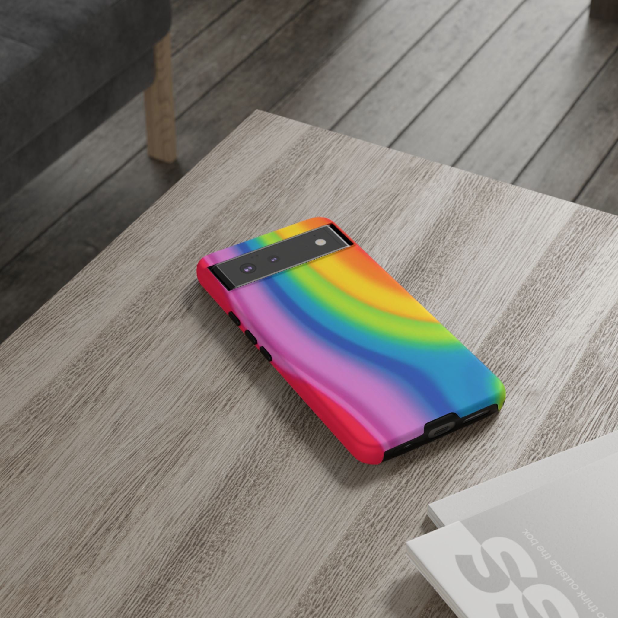 Rainbow Swirl Tough Case for Android