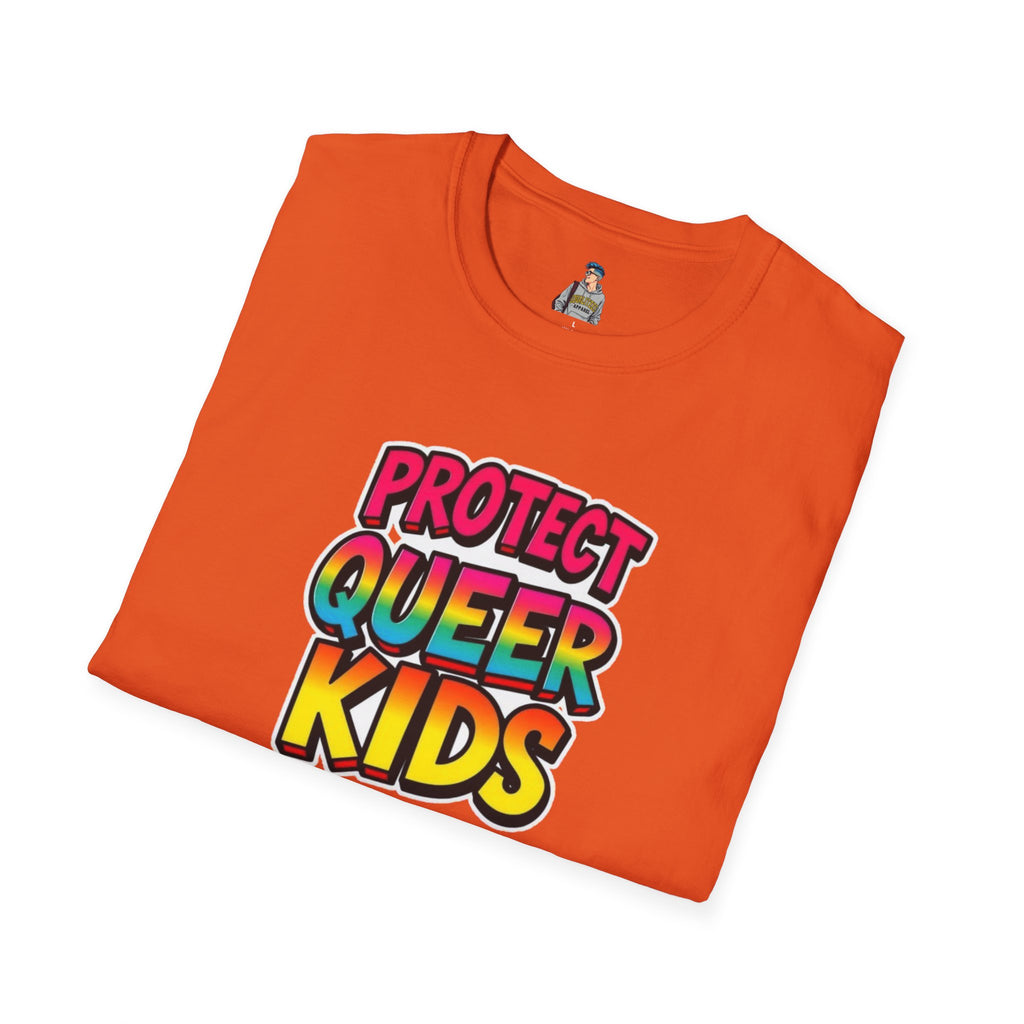 Protect Queer Kids Unisex Softstyle T-Shirt | Inclusive & Comfortable Tee