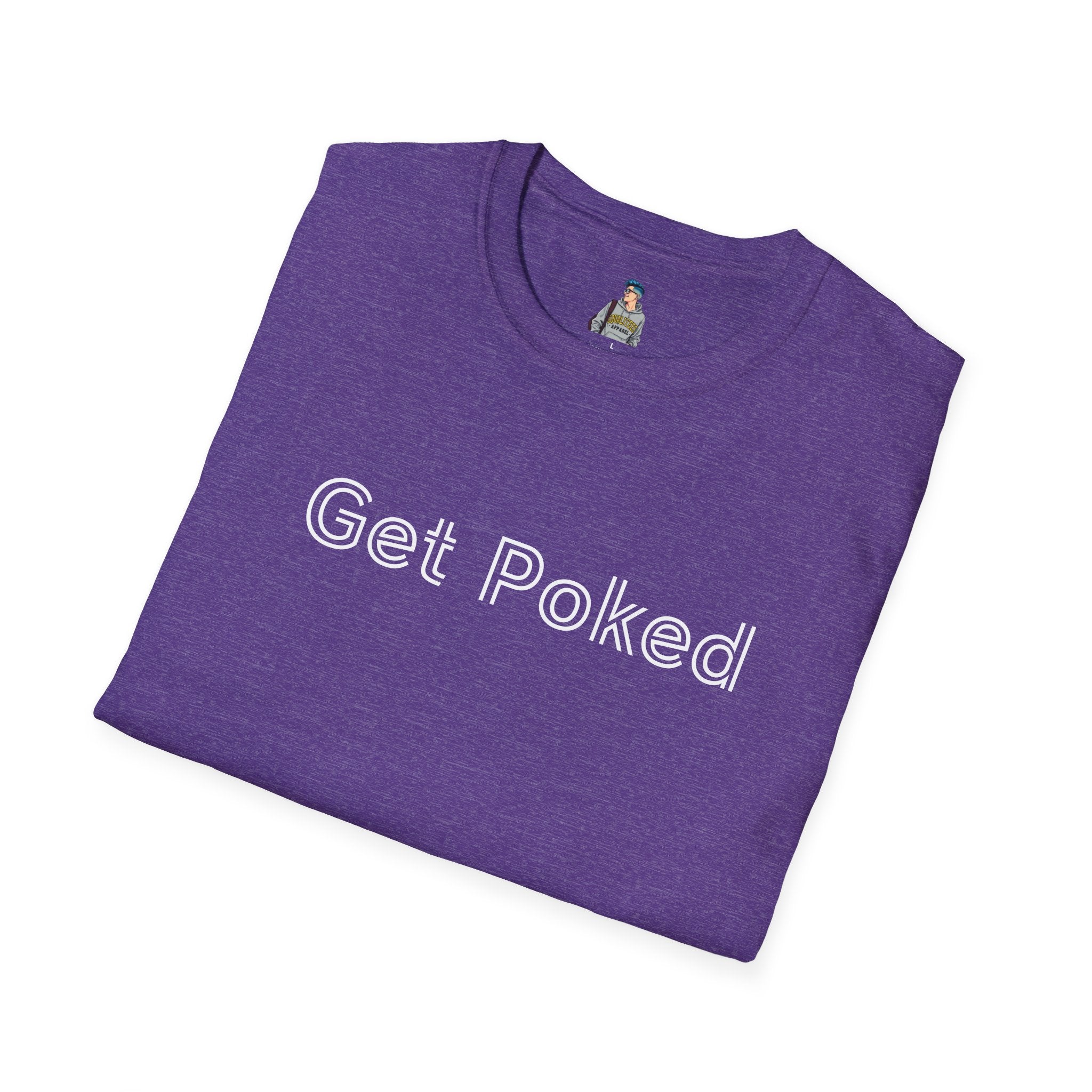 Unisex Softstyle T-Shirt - "Get Poked - Vaccines Save Lives" Statement Tee
